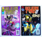 Gibi Em Quadrinhos Wolverine E Gambit - Série Completa Abril