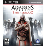 Jogo Assassins Creed Brotherhood Ps3 Mídia Física Original