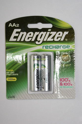 Pilas Recargables Aa Energizer Nuevas 2000 Mah 1.2v Cc