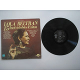 Lp Vinilo Lola Beltran 15 Exitos Inolvidables Print Usa1981