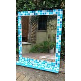 Espejo Venecitas 50 X 60 + Estante Diseño Decoracion Baño