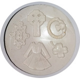 Molde De Silicone Batizado Confeitaria E Biscuit