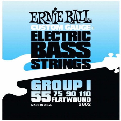 Ernie Ball Bajo Flat  55 / 110 Flatwound Group 1 - # 2802