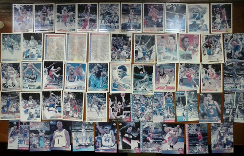 Lote 53 Cartas Tarjetas Basket Nba Upper Deck 1992 93 Usa Tr