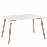 Mesa Eames Mario Cellini 120x80 Dsw Madera Laqueada Emuebles