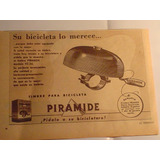 Publicidad 1951 Timbre Bicicleta Piramide Modelo 92-34