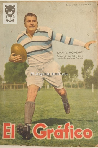 El Grafico Nro 1677 Sic Rugby 1951 Cesar Brion Morganti