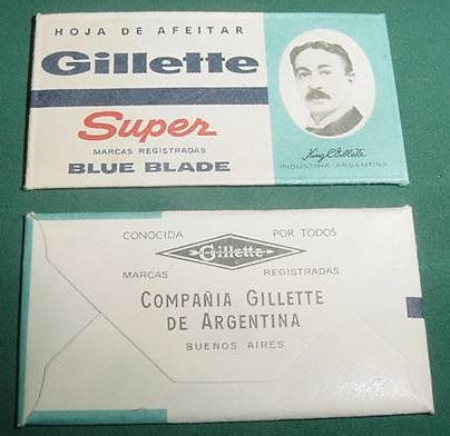 Hoja De Afeitar Argentina Gillette Super Blue Razor Blades