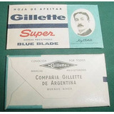 Hoja De Afeitar Argentina Gillette Super Blue Razor Blades