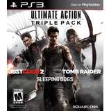 Ultimate Action: Just Cause 2, Sleeping Dogs And Tomb Raider  Triple Pack Edition