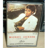 Michael Jackson Thriller Cassette Argentino