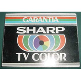 Publicidad Garantia Televisores Color Kenia Sharp Tv Color