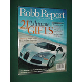 Revista Robb Report Bugatti Rolls Royce Relojes Jumbo Jet