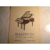 Baldwin Piano Organo Publicidad 1977