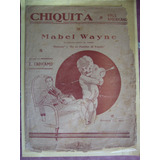 Partitura / Chiquita / Cadícamo - Mabel Wayne