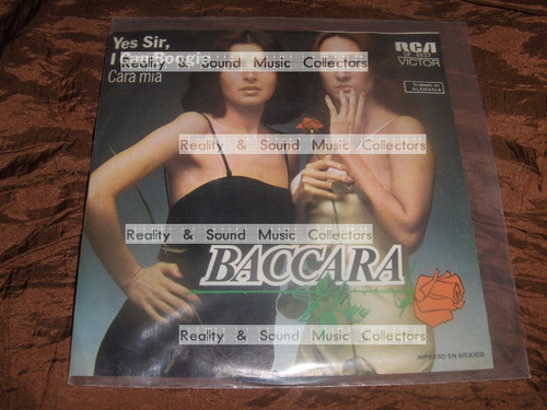 Baccara Yes Sir I Can Boogie Vinilo 7 Pulgadas De Coleccion