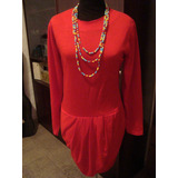 Super Vintage Vestido Retro Rojo Rubi