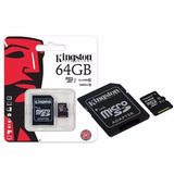 Memoria Micro Sd Clase 10 64 Gb Kingston Canvas Select