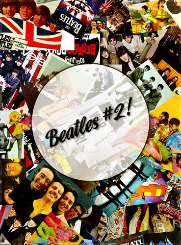 Láminas Decoupage Autoadhesivas - Beatles - No Servilletas