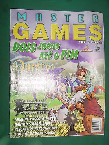 Revista Master Games 8 Videojuegos Brasil Quest64