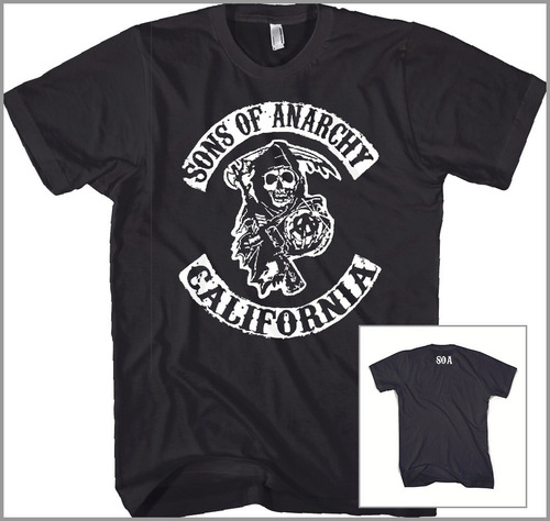 Camiseta Sons Of Anarchy  Califórnia