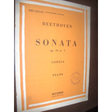 Partitura Sonata Beethoven 1960
