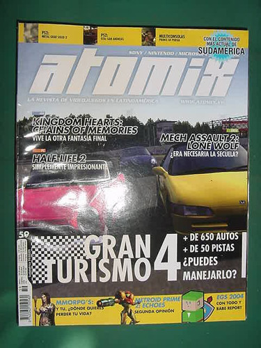 Revista Atomix 59 Videojuegos Sony Nintendo Anime Microsoft