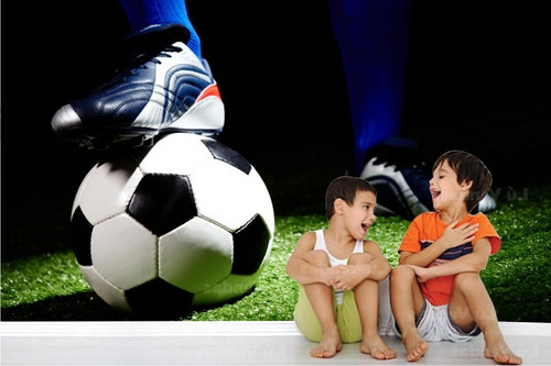 Adesivo Infantil Futebol Bola Quarto Menino Papel De Parede