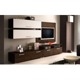 Modular Mesa Rack Tv Lcd Led Tv+ Panel+2 Alacenas 20%off