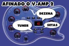 Kit Pedaleira Behringer V-amp 2 Patch, Efeitos, Timbres