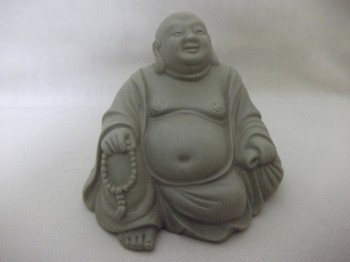 B. Antigo - Buda Estatueta Em Terra Cota Chinesa Antiga