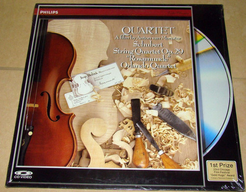 Orlande Quartet Schubert String Quartet Laser Disc Kktus