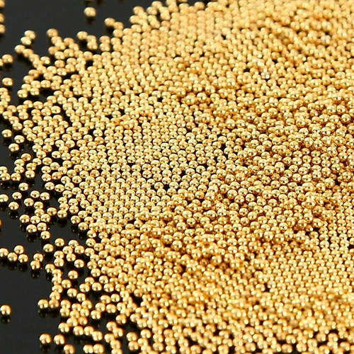 Esfera Caviar Metal Não Mancha+brinde 2000 Strass Parunhas