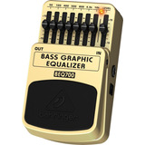 Behringer Beq700 Pedal De Ecualizador Gráfico Para Bajo