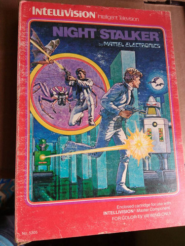 Night Stalker Intellivision Mattel Videogame Completo