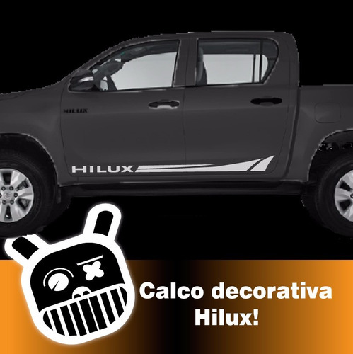 Calco Ploteo Shark 2 Toyota Hilux Calcomania Vinilo V