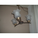 Lampara Vintage De Tres Luces