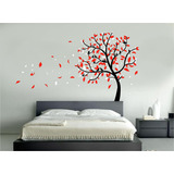 Vinilo Pared Arbol 2 Colores  Bis Decoracion Wall Stickers