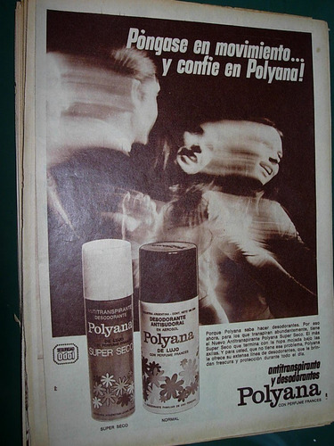 Publicidad Clipping Desodorantes Polyana Pongase Movimiento