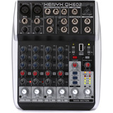 Mezclador De Efectos, 6 Entradas, Usb, Behringer Qx602mp3