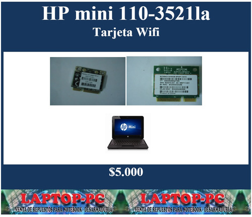 Tarjeta Wifi Hp Mini 110-3521la