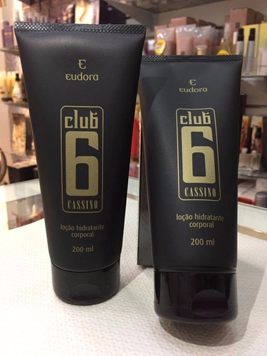 Hidratante Corporal Masculino 200ml Club 6 Cassino Da Eudora