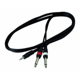 Cable Warwick Rcl20912d4 Mini Plug Stereo / 2 Plug Mono 1.5m