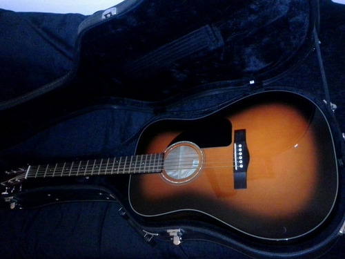 Excelente! Guitarra Acústica Fender Cd60 Sb Con Funda