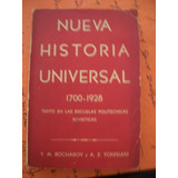 Nueva Historia Universal 1700-1928/bocharov-yonisiani  W