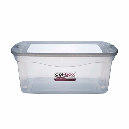 Caja Plástica Megacol Tapa C/trabas 48 Lts X1 Colombraro