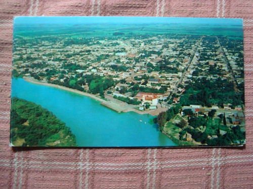 Postal Corrientes Goya Vista Aérea.