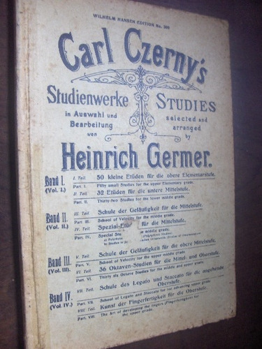 50 Pequenos Estudos Para Piano Czerny 1949