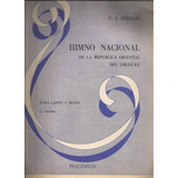 Partitura Himno Nacional De La Republica Oriental De Uruguay