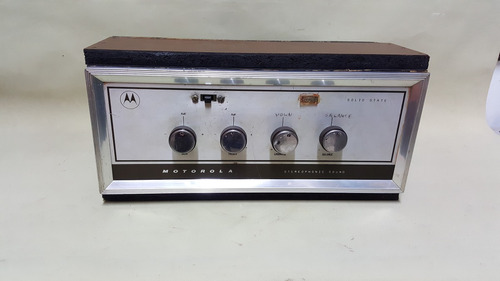 Radio Amplificador Antiguo De Tubos Motorola Funcional